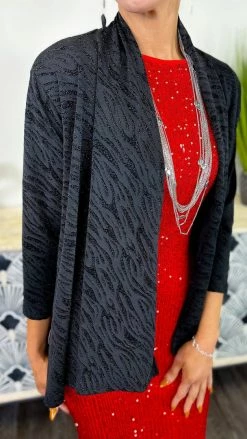 The ZigZag Stripe Spotlight Stealer Cardigan