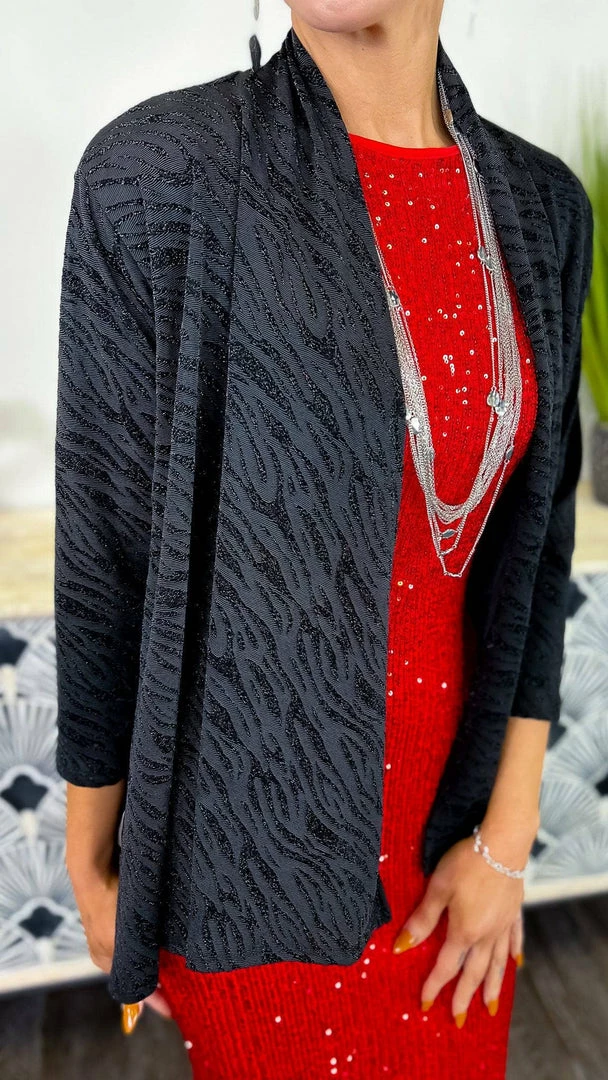 The ZigZag Stripe Spotlight Stealer Cardigan