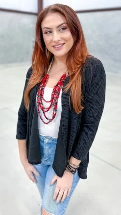 The ZigZag Stripe Spotlight Stealer Cardigan