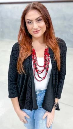 The ZigZag Stripe Spotlight Stealer Cardigan