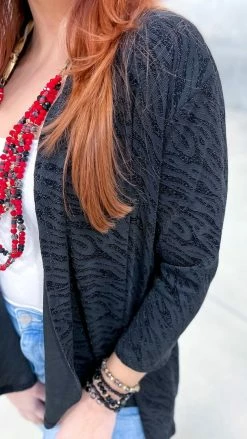 The ZigZag Stripe Spotlight Stealer Cardigan