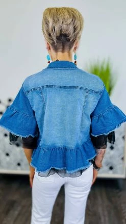 Crazy Train Spring Fling Denim Jacket