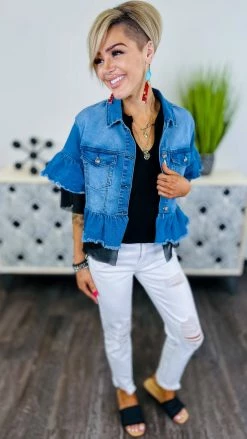 Crazy Train Spring Fling Denim Jacket