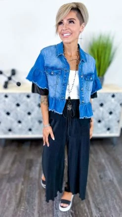 Crazy Train Spring Fling Denim Jacket