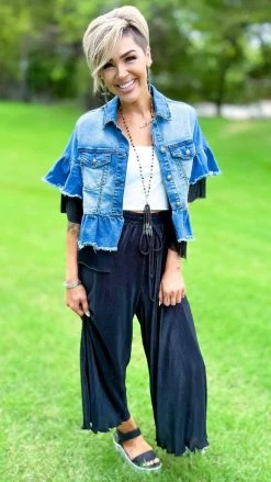 Crazy Train Spring Fling Denim Jacket