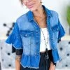 Crazy Train Spring Fling Denim Jacket
