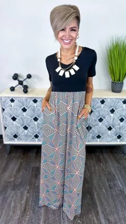 The ZigZag Stripe Starting Again Dress DRESSES