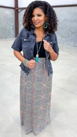 The ZigZag Stripe Starting Again Dress DRESSES