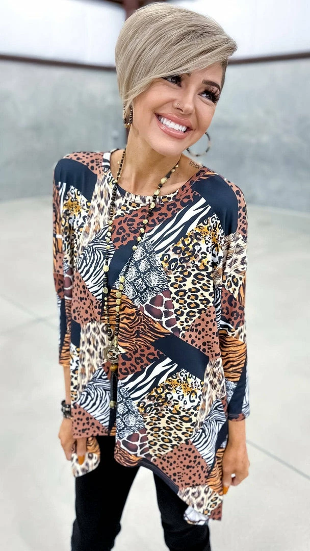 The ZigZag Stripe Stay Spicy Top TOPS & TUNICS