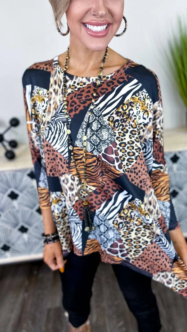 The ZigZag Stripe Stay Spicy Top TOPS & TUNICS