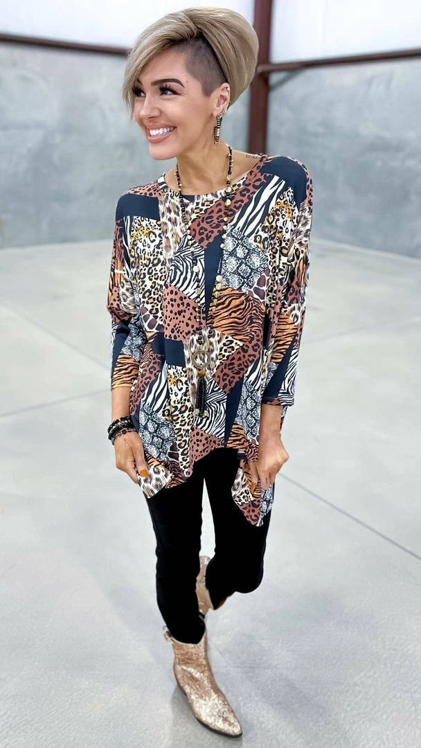 The ZigZag Stripe Stay Spicy Top TOPS & TUNICS