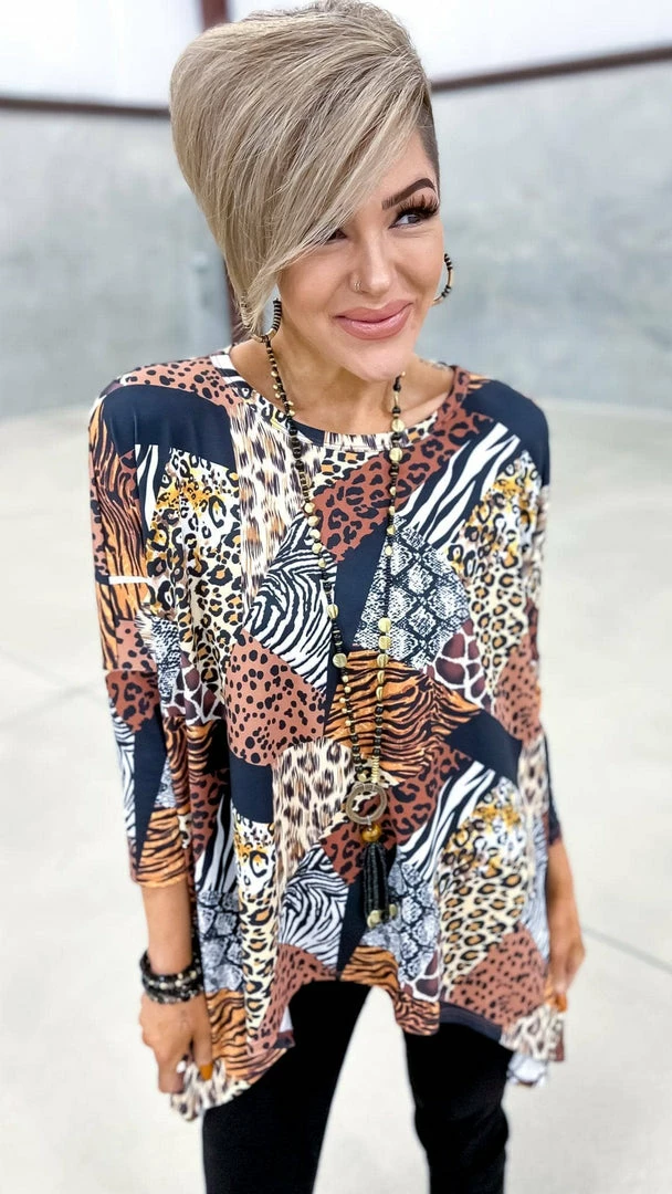 The ZigZag Stripe Stay Spicy Top TOPS & TUNICS