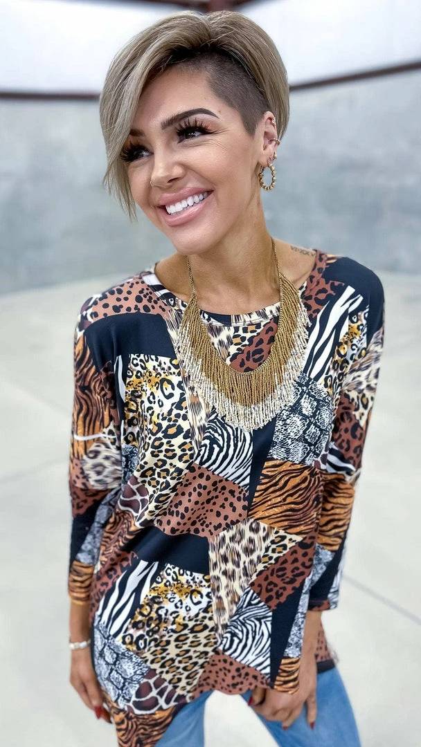 The ZigZag Stripe Stay Spicy Top TOPS & TUNICS