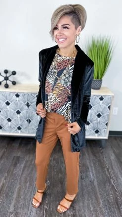 The ZigZag Stripe Stay Spicy Top TOPS & TUNICS