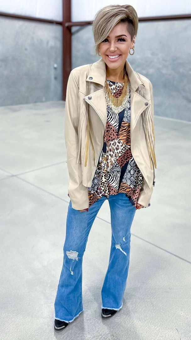 The ZigZag Stripe Stay Spicy Top TOPS & TUNICS