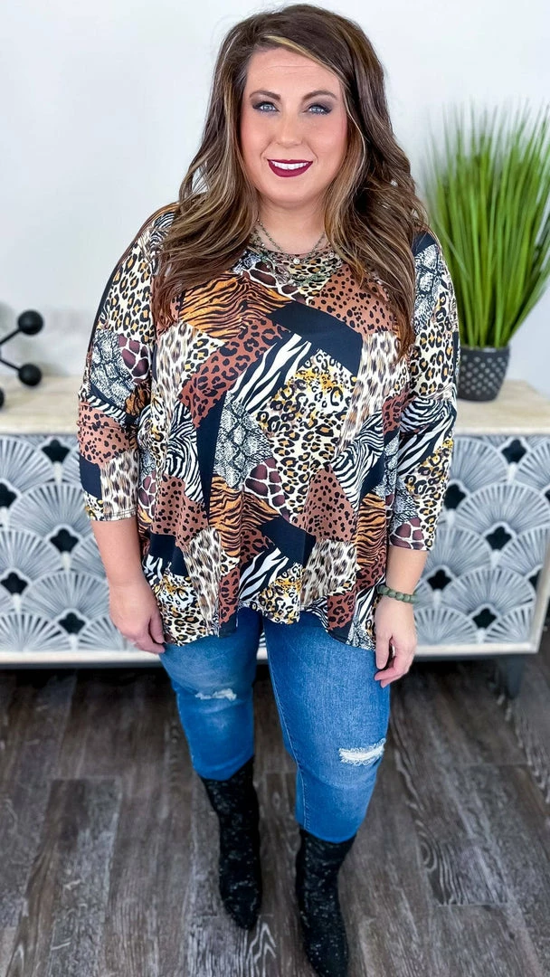 The ZigZag Stripe Stay Spicy Top TOPS & TUNICS