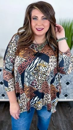 The ZigZag Stripe Stay Spicy Top TOPS & TUNICS