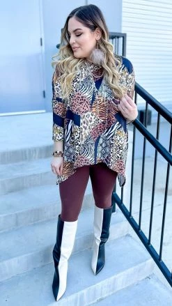 The ZigZag Stripe Stay Spicy Top TOPS & TUNICS