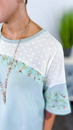 Easel TOPS & TUNICS Strolling On Saturday Top