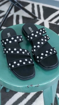 MIA Studded Keona Slide SHOES