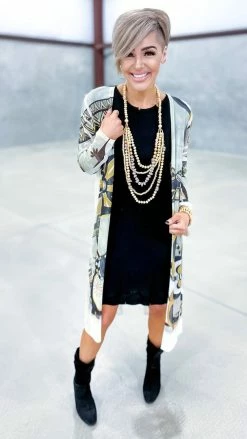 Origami Sunflower Buzz Of The Town Cardigan