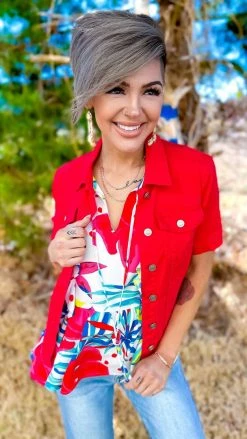 Emily Wonder TOPS & TUNICS Sweet Garden Top