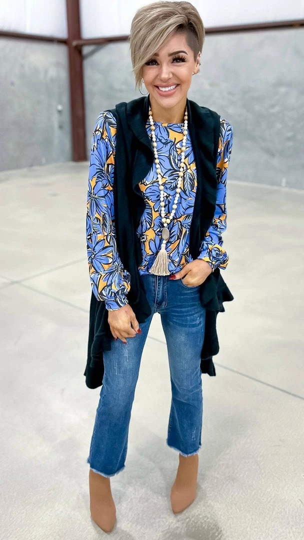 The ZigZag Stripe Sweet Sense Top TOPS & TUNICS