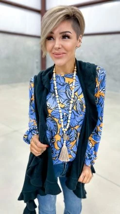 The ZigZag Stripe Sweet Sense Top TOPS & TUNICS