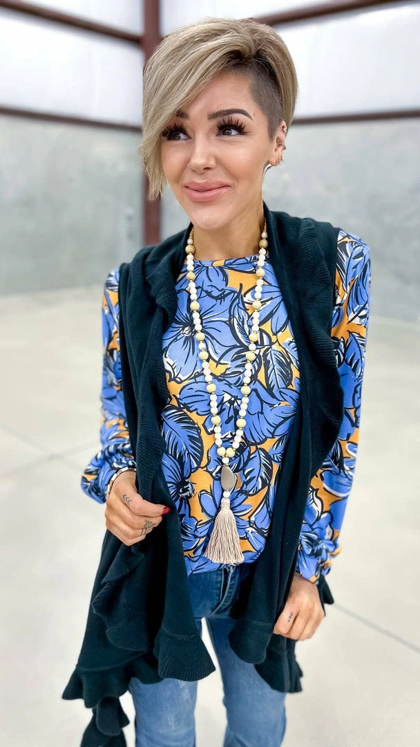 The ZigZag Stripe Sweet Sense Top TOPS & TUNICS