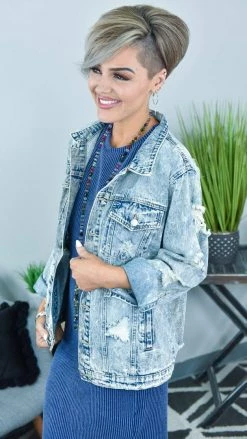 BiBi Sweet Stunner Denim Jacket OUTERWEAR