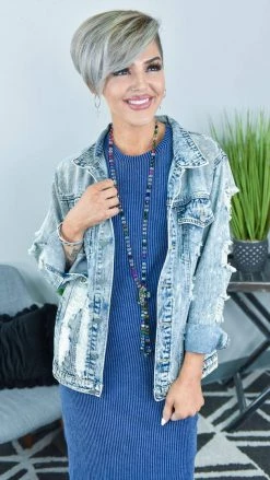 BiBi Sweet Stunner Denim Jacket OUTERWEAR