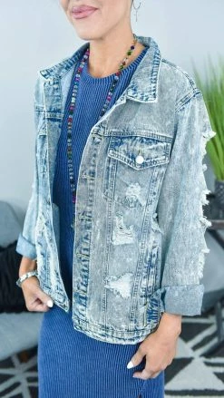 BiBi Sweet Stunner Denim Jacket OUTERWEAR