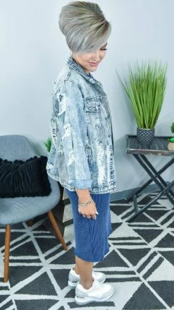 BiBi Sweet Stunner Denim Jacket OUTERWEAR
