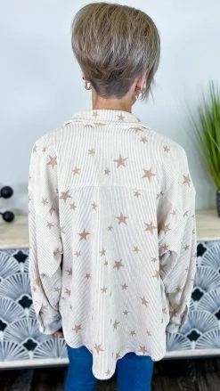 The ZigZag Stripe Take The World Shacket Shackets