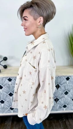 The ZigZag Stripe Take The World Shacket Shackets