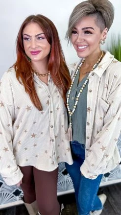 The ZigZag Stripe Take The World Shacket Shackets