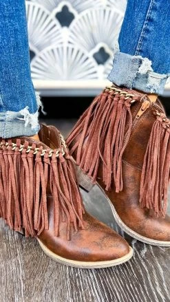 Very G Tan Juno Booties