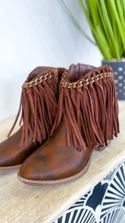 Very G Tan Juno Booties