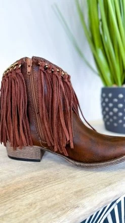 Very G Tan Juno Booties