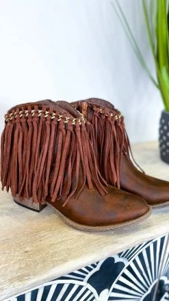 Very G Tan Juno Booties