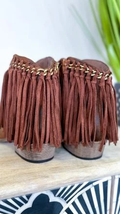 Very G Tan Juno Booties