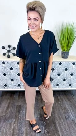 The ZigZag Stripe Taupe Higher Standards Pants BOTTOMS