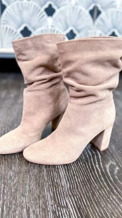 Chinese Laundry Taupe Kipper Boots