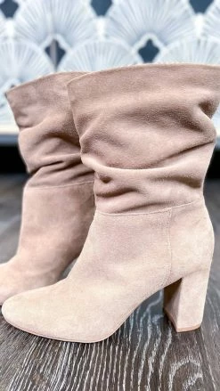 Chinese Laundry Taupe Kipper Boots