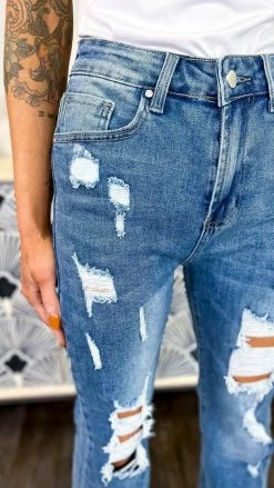 The ZigZag Stripe GP1010 Jeans BOTTOMS