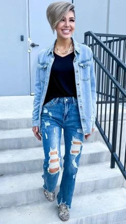 The ZigZag Stripe GP1010 Jeans BOTTOMS