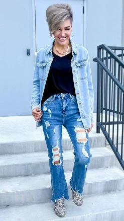 The ZigZag Stripe GP1010 Jeans BOTTOMS