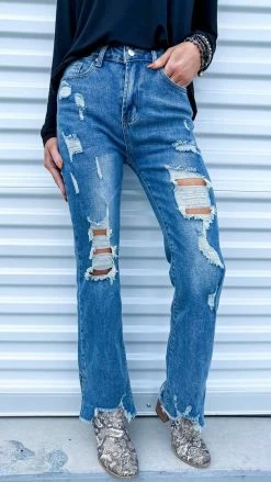 The ZigZag Stripe GP1010 Jeans BOTTOMS