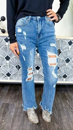 The ZigZag Stripe GP1010 Jeans BOTTOMS
