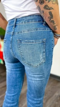 The ZigZag Stripe GP1011 Jeans BOTTOMS